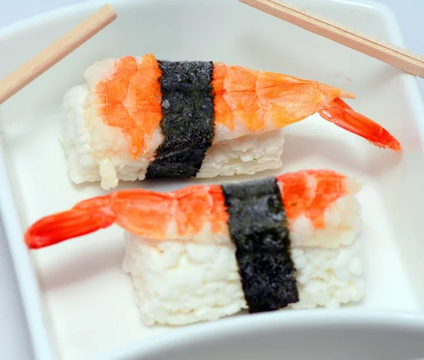 Sushi Aziatisch Zeevoedsel — Stockfoto