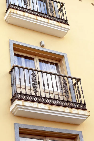 Старий Історичний Фасад Балконом Пуерто Крус Тенерифе Канарські Острови Іспанія — стокове фото