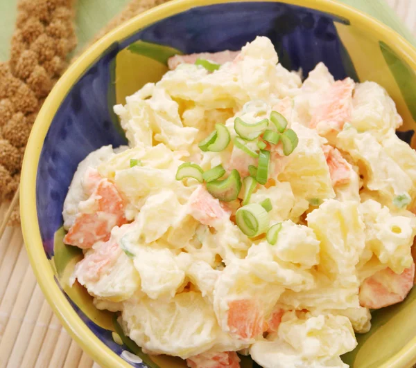 Nahaufnahme Von Frischem Leckerem Salat — Stockfoto