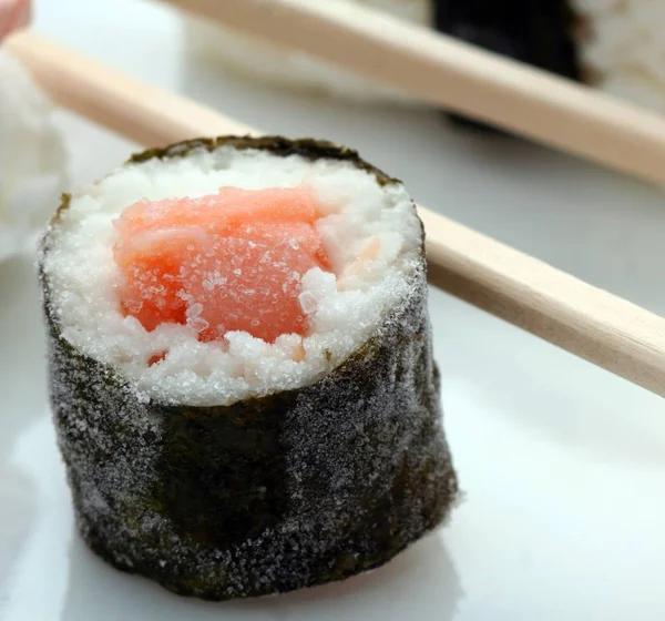 Sushi Asiatisk Havsmat — Stockfoto