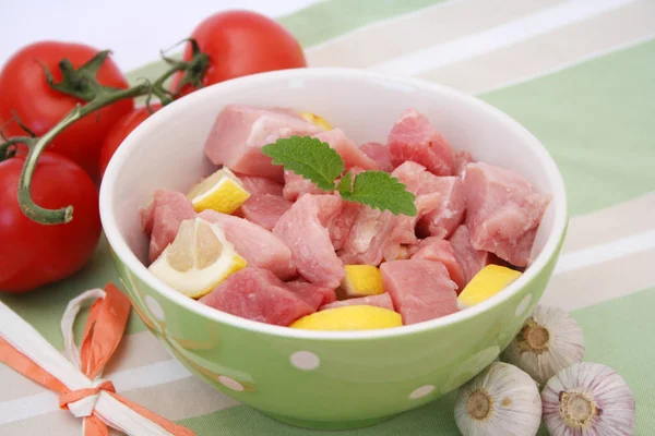Closeup View Tasty Yummy Meat — Stock Photo, Image