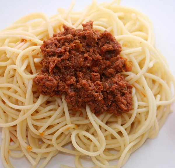 Pasta Bakgrund Livsmedelskoncept — Stockfoto