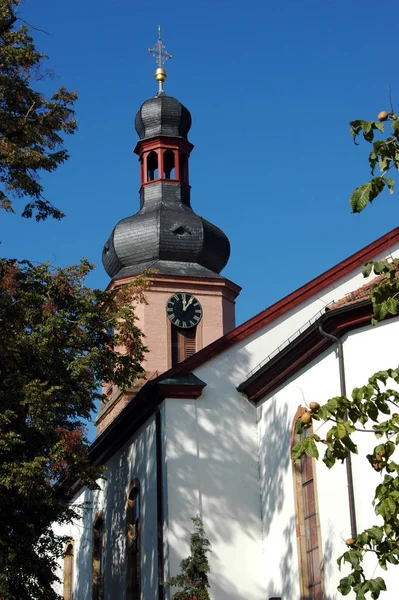 Iglesia Católica San Miguel Rheinzabern Imágenes de stock libres de derechos