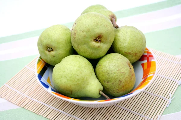 Smakelijke Zoete Peren Fruit Voedsel — Stockfoto