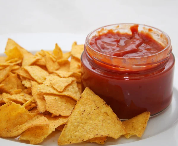 Crisped Chips Fast Food Snack — Stock Photo, Image