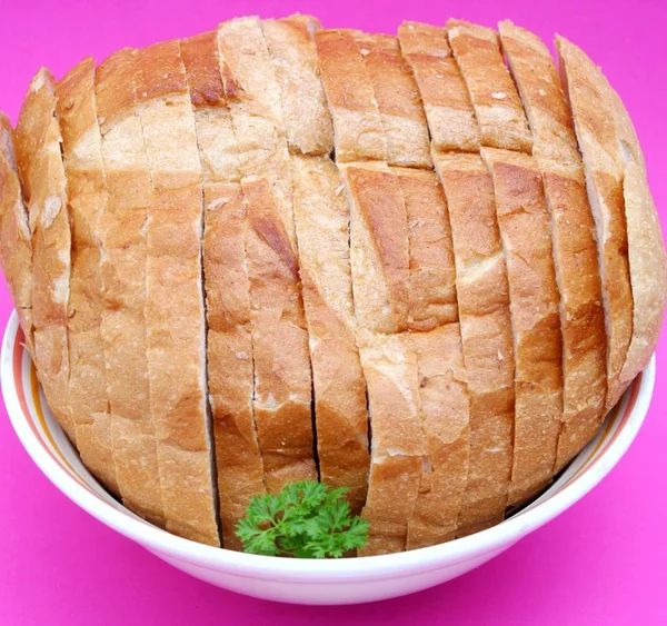 Patata Recién Horneada Con Pan —  Fotos de Stock