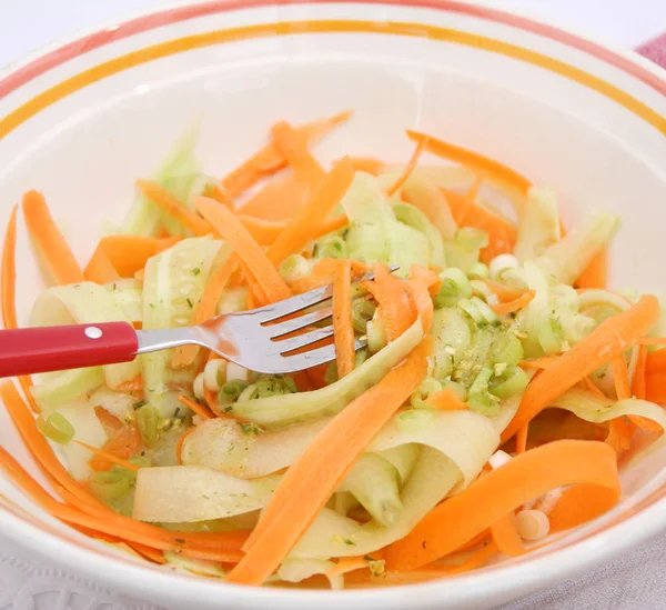 Closeup View Fresh Tasty Salad — Stock Photo, Image
