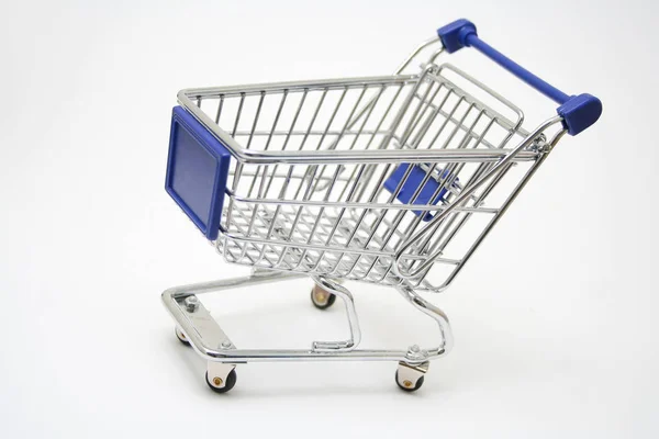 Winkelwagen Trolley Winkel — Stockfoto