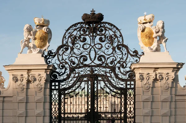 Палац Бельведер Відні — стокове фото