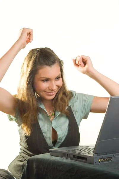 Retrato Mujer Joven — Foto de Stock