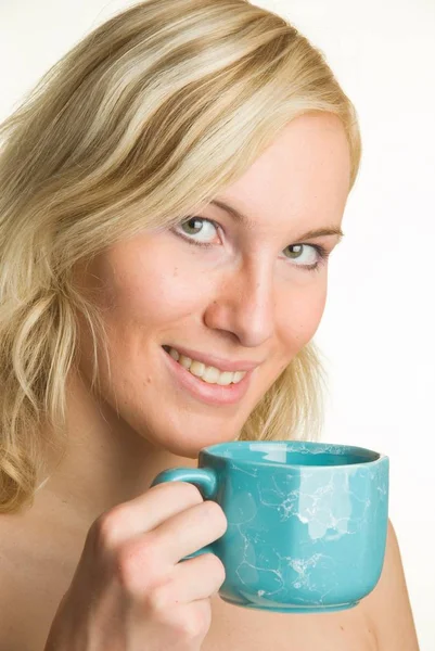 Portrait Young Blond Woman — Stock Photo, Image