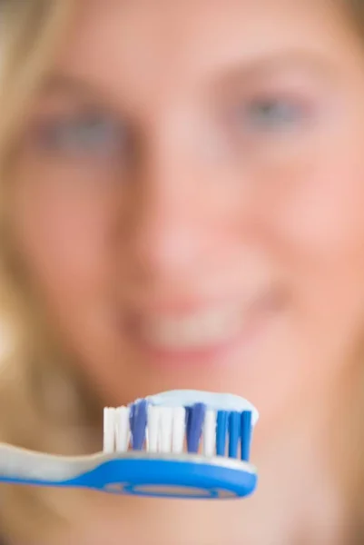 Portrait Young Blond Woman — Stock Photo, Image