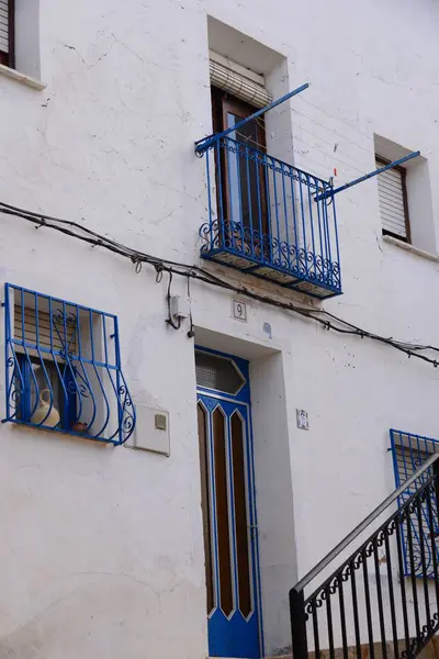 Hausfassaden Benidorm Finestrat Costa Blanca Spanje — Stockfoto