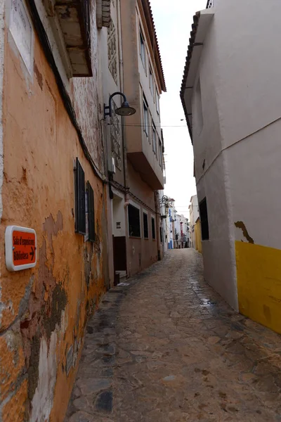 家Facades Benidform Finestrat Cosa Blanca Spain — ストック写真