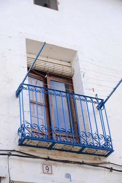 Haus Facades Benidorm Finestrat Costa Blanca Spanien — Stockfoto