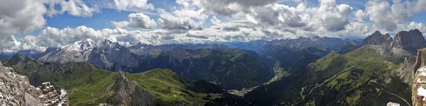 Vue Panoramique Sur Majestueux Paysage Dolomites Italie — Photo