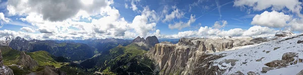 Vista Panorâmica Majestosa Paisagem Dolomitas Itália — Fotografia de Stock
