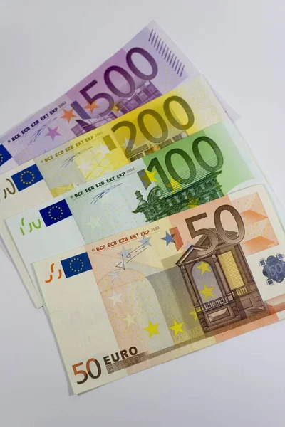 Több Eurobankjegy — Stock Fotó