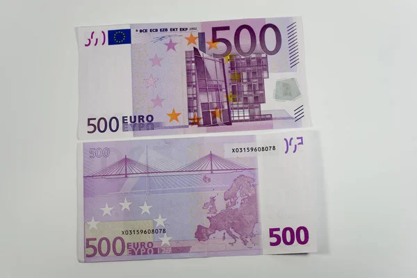 500欧元的钞票 — 图库照片
