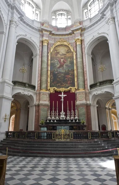 Interior Altar Hofkirche Dresden — Fotografia de Stock