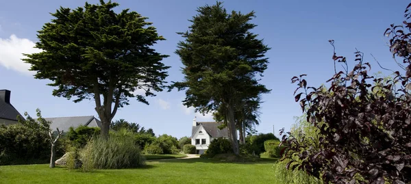 Casa Nel Finistere Bretagna Francia — Foto Stock