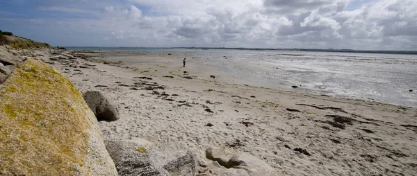 Watt Aan Kust Finnen Bretagne Frankrijk — Stockfoto