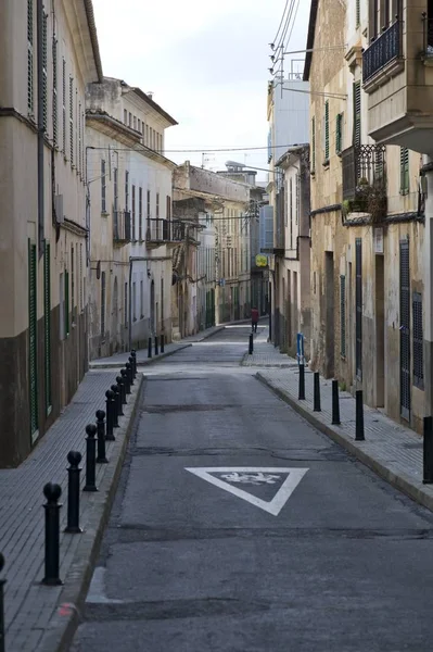 Calle Señorío Mallorca Con Espanto — Foto de Stock