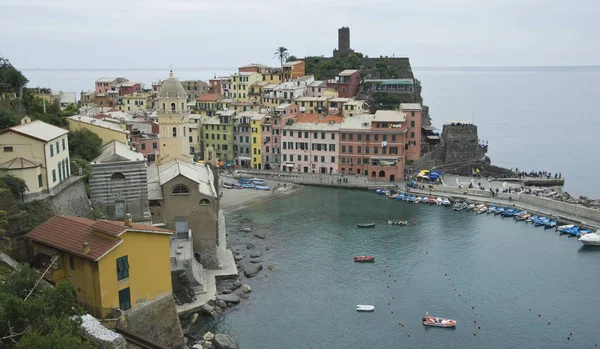 Vernazza Quinque Terre Ibicenco Costa Ligur Italy — Foto de Stock