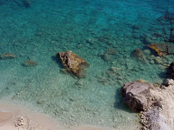 Yunanistan Daki Lefka Adasında Iyon Denizi — Stok fotoğraf