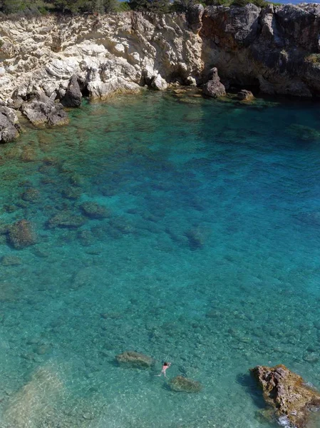 Morze Jońskie Wyspie Lewe Grecji — Zdjęcie stockowe