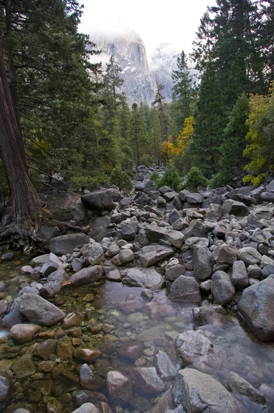 Córrego Montês Parque Nacional Yosemity Nos Estados Unidos — Fotografia de Stock