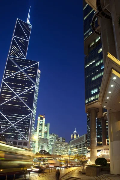 Hongkong Bei Nacht — Stockfoto