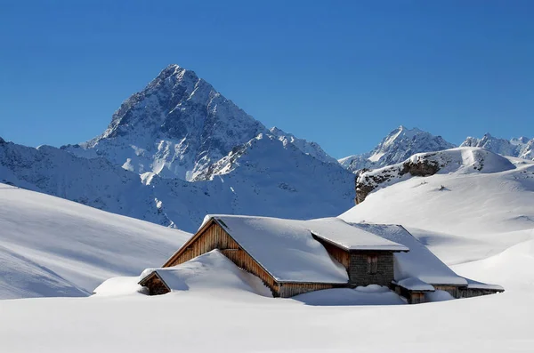 Зима Горах — стокове фото