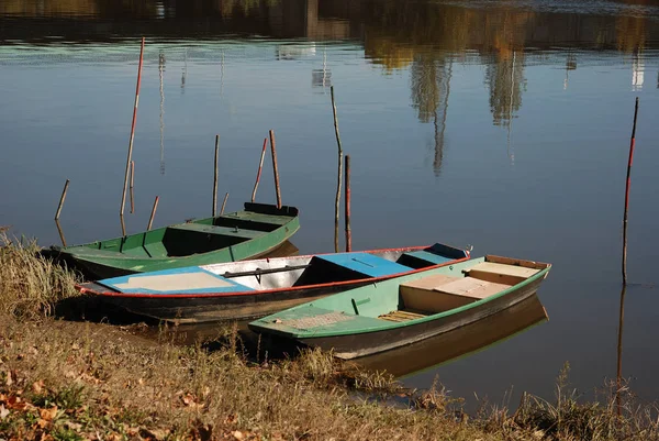 Boot Auf Einem Fluss — Stockfoto