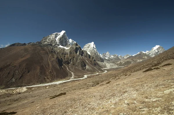 Techo Del Mundo Solo Khumbu Himalaya Nepal Ama Dablam Segundo — Foto de Stock