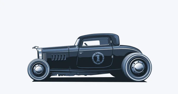 Hot Rod Ilustracja Obraz — Zdjęcie stockowe