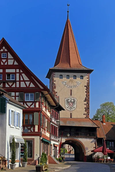 Gengenbach Taki Obertor Kulesi Içeride — Stok fotoğraf