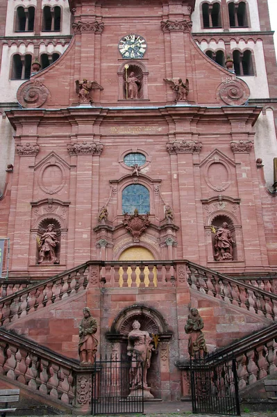 Fasad Klosterkyrkan Amorbach — Stockfoto