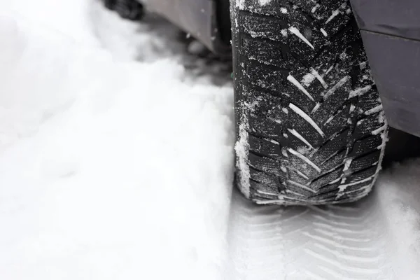 Profildruck Schnee — Stockfoto