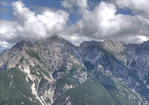 Cloud Serles Stubai Stubai Valley Mountain Mountains Alps High Mountains — Fotografia de Stock