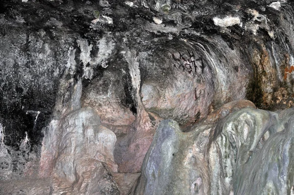 Jaskinia Piratów Istria Chorwacja Jaskinia Limfjord Lim Lim Channel Geologia — Zdjęcie stockowe