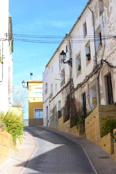 Maisons Façades Ibi Costa Blanca Spain — Photo