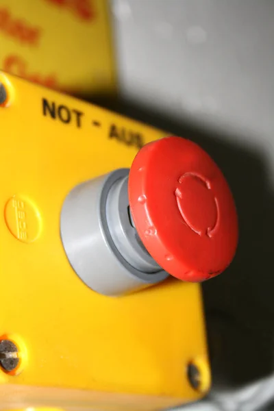 Close Red Electric Switch — Stock Photo, Image