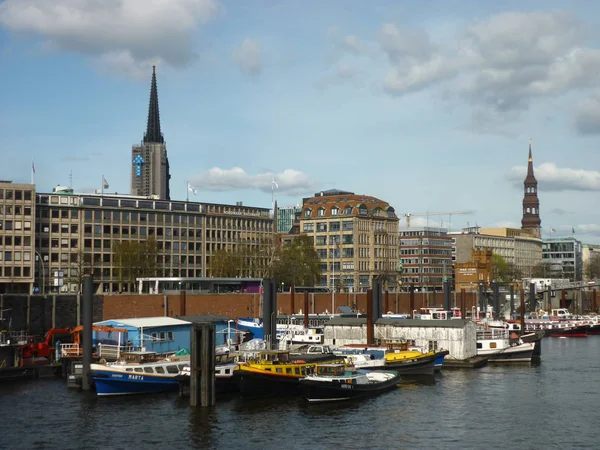 Port City Hamburgo Alemania — Foto de Stock