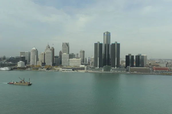 Detroit Amerika Birleşik Devletleri Arka Planda — Stok fotoğraf