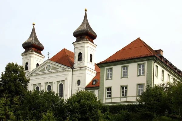 Pfarrkirche Sankt Tertulin Kloster Schlehdorf — Foto Stock