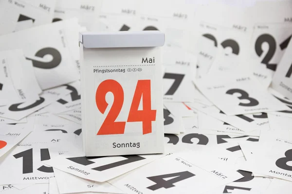 Calendario Desgarrador Pfingstmontag — Foto de Stock