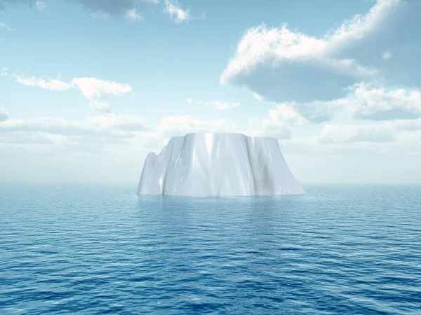 Computer Generated Illustration Iceberg — Stock Photo, Image