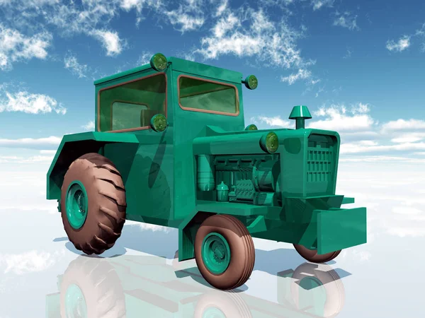 Computer Generated Illustration Airport Vehicle — Stock Photo, Image