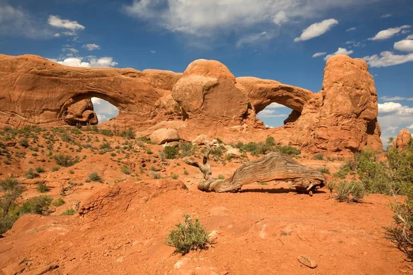 Janelas Parque Nacional Arcos Utah — Fotografia de Stock